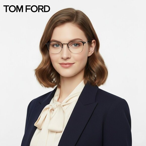 Tom Ford TF5453 Women’s Full Rim Optical/Prescription Eyeglasses Frame - Picture 1 of 14